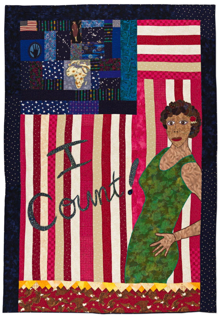 I Count!, a quilt by Kyra E. Hicks